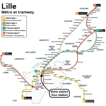 Near Train Station Apartman Lille